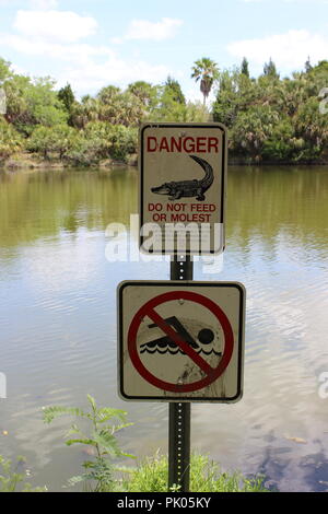 See Seminole Park, Park Boulevard North, Seminole, FL, USA Stockfoto