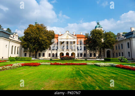 Zamoyski Palais in Kozlowka. Es ist ein großes, Rokoko- und klassizistischen Schlossanlage in Kozlowka in der Nähe von Lublin in Ostpolen entfernt Stockfoto