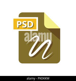 Vektor Design von digitalen Dateien Symbol Format Stock Vektor