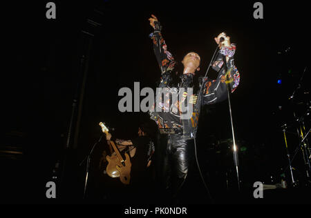 Ian Astbury (The Cult) am 07.07.1987 in München. | Verwendung weltweit Stockfoto