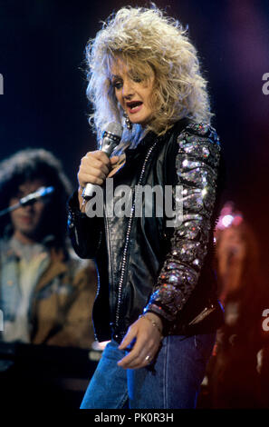 Bonnie Tyler 1992 in Dortmund. | Verwendung weltweit Stockfoto