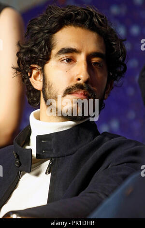 Dev Patel bei 'Hotel Mumbai' Pressekonferenz während 2018 Toronto International Film Festival in TIFF Bell Lightbox am 8. September 2018 in Toronto, Kanada. Stockfoto