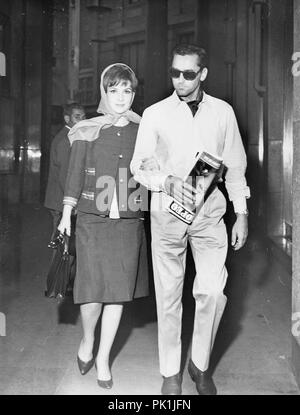 Gina Lollobrigida, Milko skofic, Mailand 1961 Stockfoto