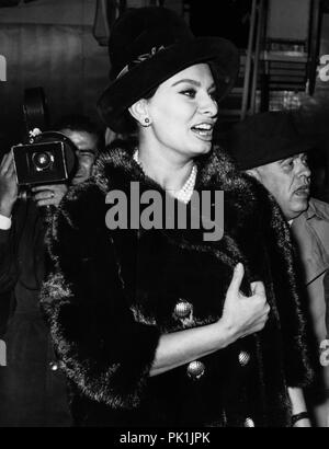 Sophia Loren, Carlo Ponti, 1961 Stockfoto