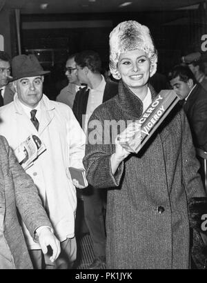 Sophia Loren, Carlo Ponti, Rom, 1961 Stockfoto