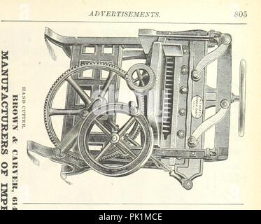 Bild von Seite 803 "1776 American Enterprise. 1876. Burley's United States Centennial Ortsverzeichnis und Guide 1876 ... C. H. Kidder, Editor, etc.". Stockfoto