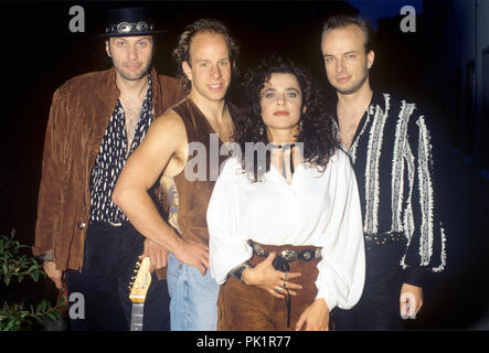 Jule Neigel Band (mit Sängerin Jule Neigel) am 29.09.1991 in München. | Verwendung weltweit Stockfoto