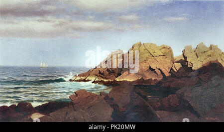 William Stanley Haseltine - Felsen an nahant 1. Stockfoto