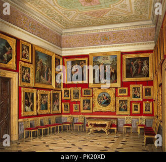 Hau Edward Petrowitsch - Interieur der neuen Eremitage - die Studie der italienischen Kunst 2 Stockfoto