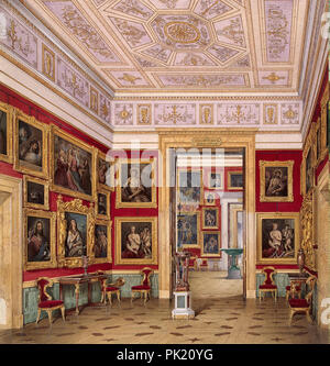 Hau Edward Petrowitsch - Interieur der neuen Eremitage - die Studie der italienischen Kunst 4 Stockfoto