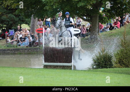 Burghley Horse Trials cross country Stockfoto