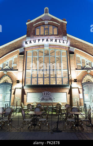 Oulu Market Hall (oulun kauppahalli) in Oulu, Finnland Stockfoto