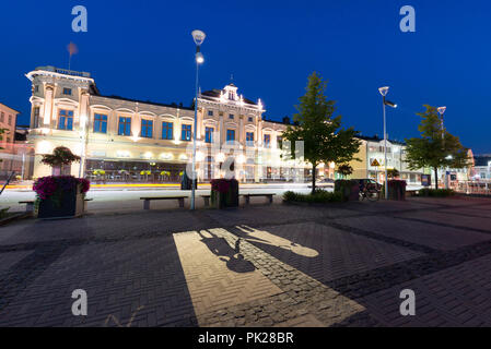 Uusi Seurahuone in Oulu in Finnland Stockfoto