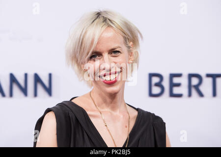 Berlin, Deutschland. 06 Sep, 2018. Katja EICHINGER, Journalist, Porträt, Empfang der Gäste zur "Bertelsmann Party 2018" in der Repraesentanzhaus in Berlin, Deutschland am 06.09.2018. | Verwendung der weltweiten Kredit: dpa/Alamy leben Nachrichten Stockfoto