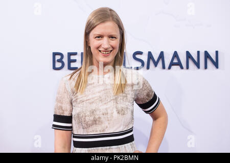 Berlin, Deutschland. 06 Sep, 2018. Stephanie Stremler, Schauspielerin, Brustbild, Empfang der Gäste für die "Bertelsmann Party 2018" in der Repraesentanzhaus in Berlin, Deutschland am 06.09.2018. | Verwendung der weltweiten Kredit: dpa/Alamy leben Nachrichten Stockfoto