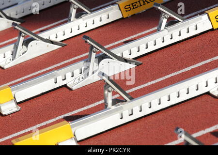 Ostrava, Tschechische Republik. 9 Sep, 2018. Die IAAF Continental Cup 2018 in Ostrava in Ostrava, Tschechische Republik, am Sonntag, 9. September 2018. Credit: Petr Sznapka/CTK Photo/Alamy leben Nachrichten Stockfoto