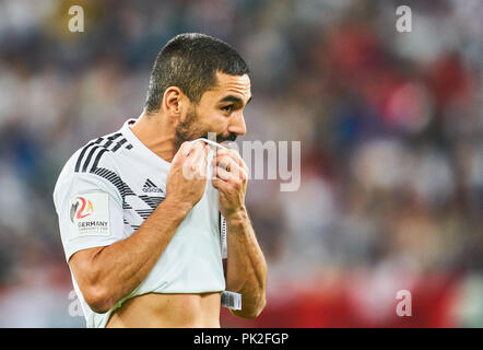 Deutschland - Peru, Sinsheim, September 09, 2018 Ilkay GUENDOGAN, DFB 21, halbe Größe, Porträt, traurig, enttäuscht, wütend, Emotionen, Enttäuschung, Frustration, Frustration, Traurigkeit, Verzweiflung, Hoffnungslosigkeit, Deutschland - PERU 2-1 Wichtig: DFB-Bestimmungen verbieten die Verwendung von Fotografien als Bildsequenzen und/oder quasi-Video. Fußball-Freundschaftsspiel, Test, Saison 2018/2019, September 09, 2018 Sinsheim, Deutschland. © Peter Schatz/Alamy leben Nachrichten Stockfoto