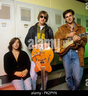 Talk Talk (L-R): Lee Harris, Mark Hollis, Paul Webb im November 1984 in Dortmund. | Verwendung weltweit Stockfoto