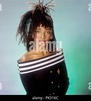 Siedah Garrett im August 1988. | Verwendung weltweit Stockfoto