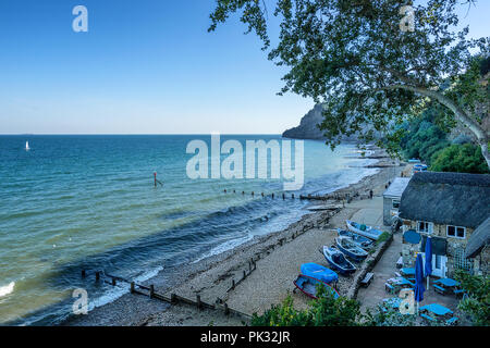 Shanklin auf der Isle of Wight in England Stockfoto