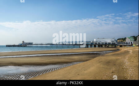 Sandown Strand auf der Isle of Wight Stockfoto