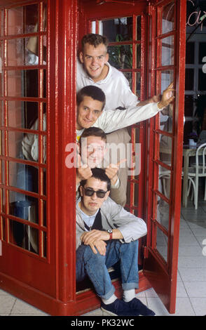 Die housemartins (mit Sänger Paul Heaton) am 20.08.1986 in Bochum. | Verwendung weltweit Stockfoto