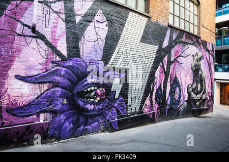 Melbourne Urban Street Art Stockfoto