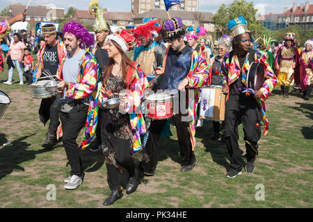 Hackney Karneval East London Großbritannien Stockfoto