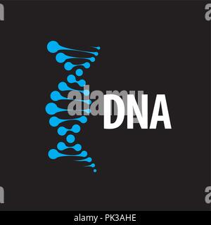 Vektor logo dna Stock Vektor