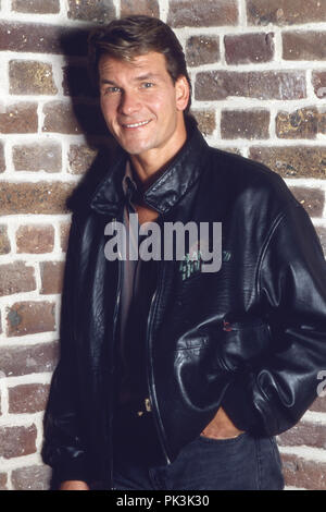 Patrick Swayze, amerikanischer Wis, Sänger und Tänzer, Deutschland 1992. Us-amerikanischer Schauspieler, Sänger und Tänzer Patrick Swayze, Deutschland 1992. | Verwendung weltweit Stockfoto