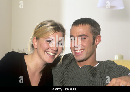 (L-R): Aleksandra Bechtel, Benjamin Boyce am 14.10.1999 in Köln/Köln. | Verwendung weltweit Stockfoto
