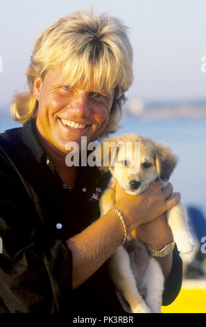Dieter Bohlen im Juli 1988 in Çesme. | Verwendung weltweit Stockfoto