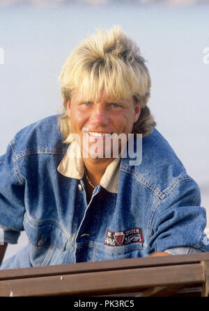 Dieter Bohlen im Juli 1988 in Çesme. | Verwendung weltweit Stockfoto