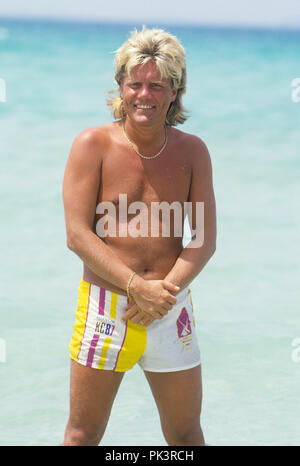 Dieter Bohlen im Juli 1988 in Çesme. | Verwendung weltweit Stockfoto