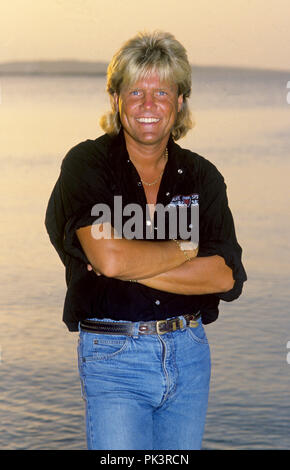 Dieter Bohlen im Juli 1988 in Çesme. | Verwendung weltweit Stockfoto