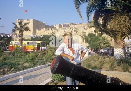 Dieter Bohlen im Juli 1988 in Çesme. | Verwendung weltweit Stockfoto