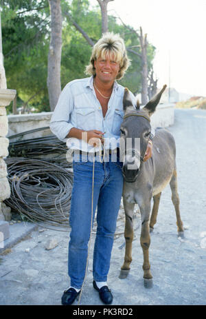 Dieter Bohlen im Juli 1988 in Çesme. | Verwendung weltweit Stockfoto