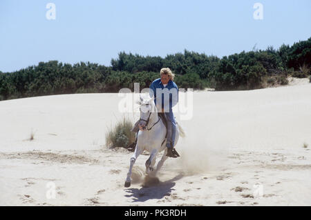 Dieter Bohlen (Blau) am 01.04.1994 in der Provinz Huelva. | Verwendung weltweit Stockfoto