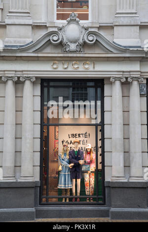 Gucci Store; New Bond Street; London; England; UK Stockfoto