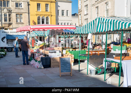 Cirencester Chartermarkt. Cirencester, Cotswolds, Gloucestershire, England Stockfoto