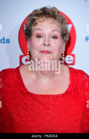 Anne Hegerty Teilnahme an der TV-Choice Awards im Dorchester Hotel, Park Lane, London Stockfoto