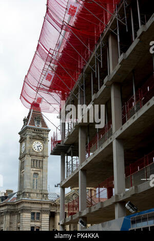 Paradise Circus Sanierung, Chamberlain Square, Birmingham, Großbritannien Stockfoto