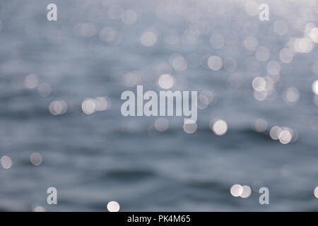 Detail der Wasseroberfläche Wellen Stockfoto