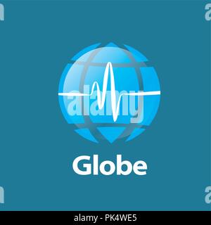 Vektor-Logo-Globus Stock Vektor