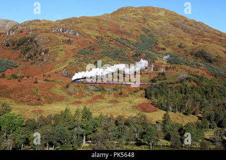 44871 Glenfinnan ledge 1.10.16 Stockfoto