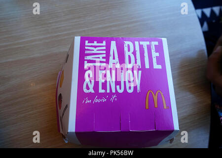 Australische McDonald's Burger Stockfoto