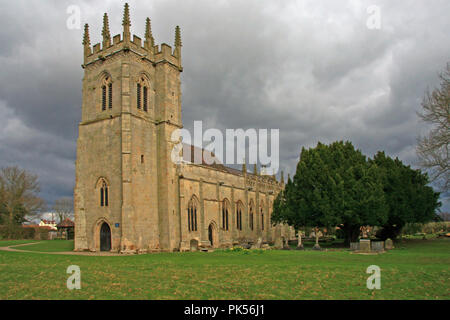 Die Kirche der Hl. Maria Magdalena im Dorf Schlachtfeld in der Nähe von Shrewsbury, Shropshire, errichtet auf dem Gelände der Schlacht von Shrewsbury im Jahre 1403 Stockfoto