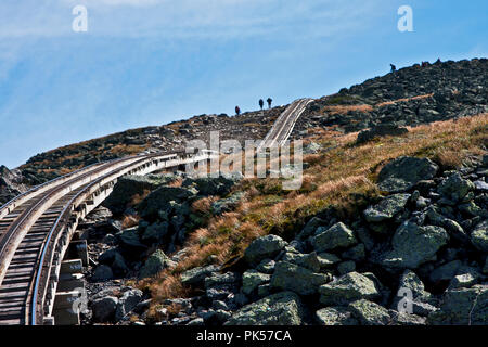 New Hampshire, Mount Washington Cog Railway, Bretton Woods, White Mountain National Forest, Mount Washington, Stockfoto