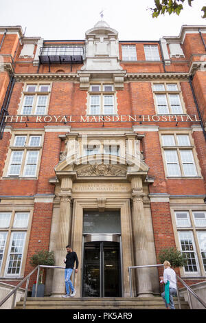 Royal Marsden Krankenhaus, Fulham Road, London SW 10, Großbritannien Stockfoto