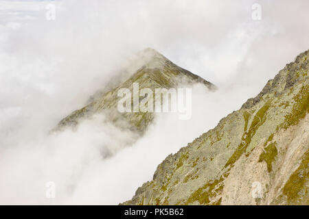 Blick von Kozi Wierch auf der Orla Perc ridge, Hohe Tatra, Polen Stockfoto